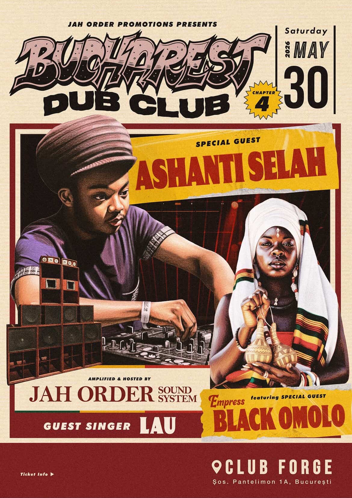 Bilete: Bucharest DUB CLUB - Ashanti Selah / Jah Order Sound